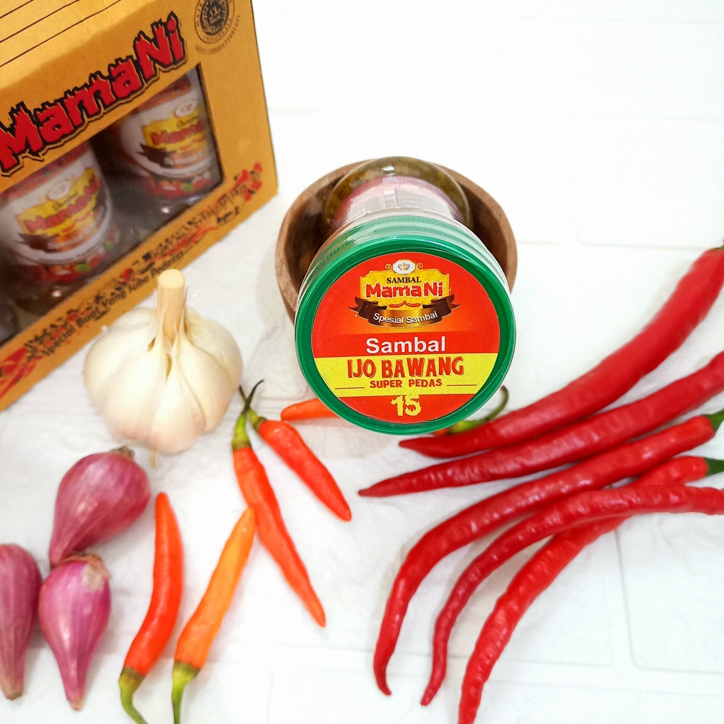 Super Spicy Green Onion Chili Code. 15 SAMBAL MamaNi
