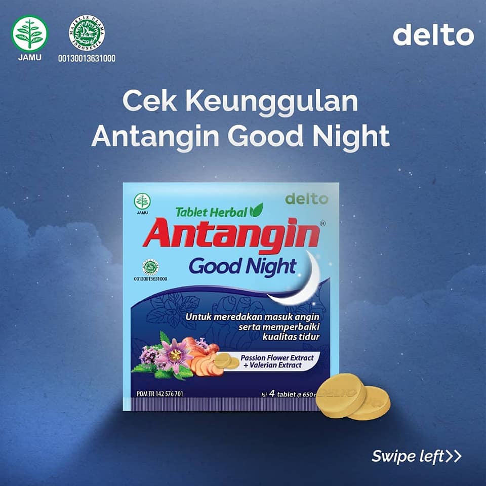 5-20 Strips Herbal Blend Antangin Goodnight Improve Sleep Quality Refresh Body