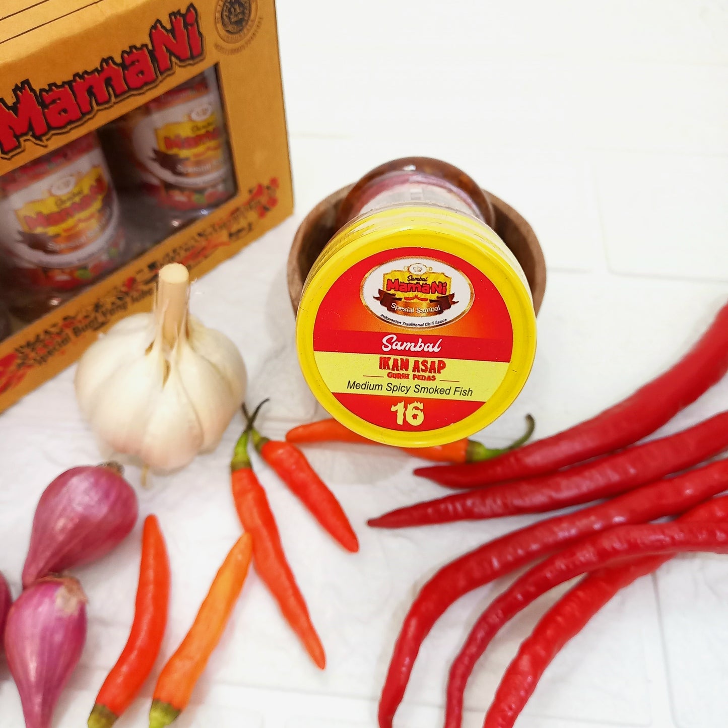 Medium Spicy Smoked Fish Code. 16 SAMBAL MamaNi