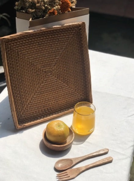 JAVA Rattan tray Premium