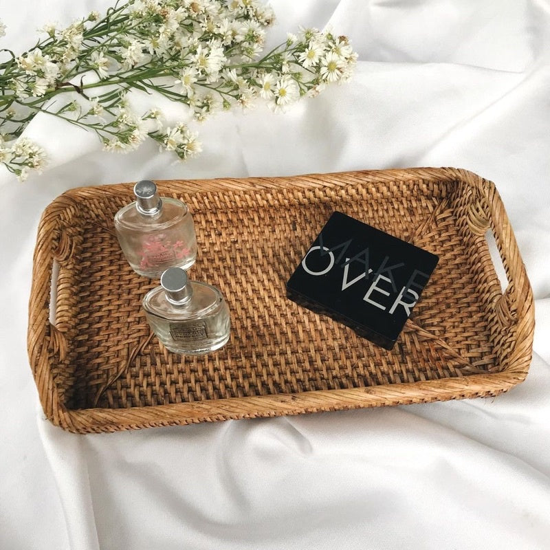 Tropical Rattan Tray Premium