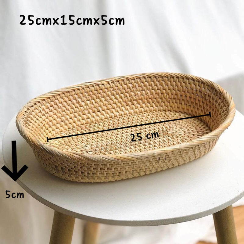 NIARA Rattan Tray Premium