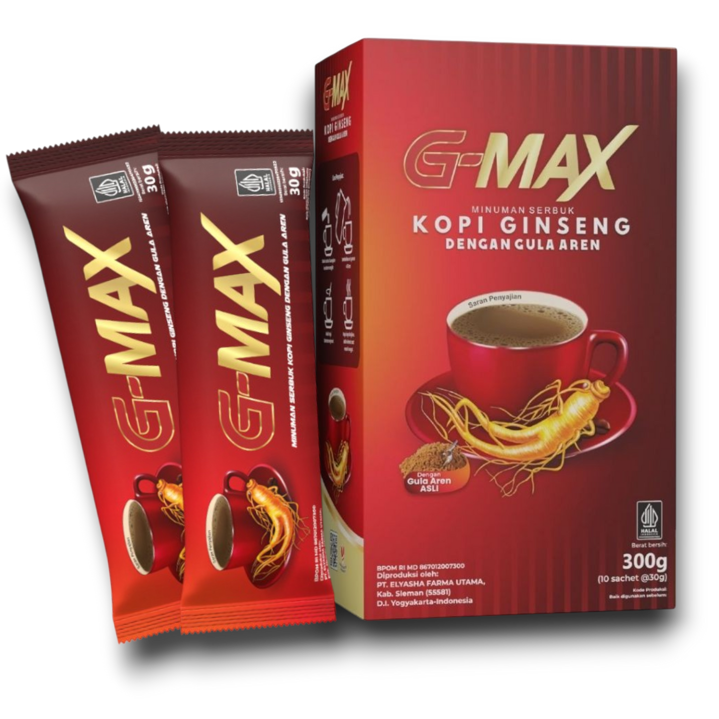 1 BOX ORIGINAL G-MAX COFFEE - STRONG, LONG-LASTING COFFEE