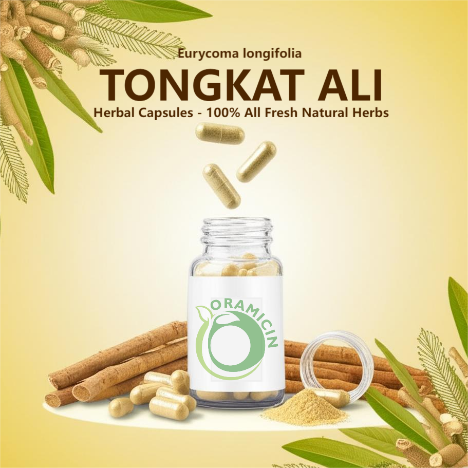 Tong-kat Ali LONGJACK PASAK BUMI GRADE A ROOT EXTRACT SUPPLEMENT 200:1 60 Caps